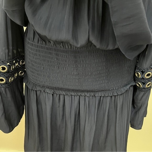 Ramy Brook Libby Dress Navy Blue Size Small - Picture 5 of 9